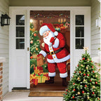 🎄 Weihnachts-Türbezug 90 × 180 cm | Schnelle Festtagsdeko