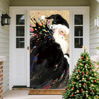 🎄 Weihnachts-Türbezug 90 × 180 cm | Schnelle Festtagsdeko