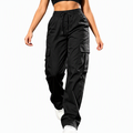 🔥 50% RABATT 🎯 Damen-Cargohose – lockere Passform, gerades Bein & elastischer Bund mit Kordelzug