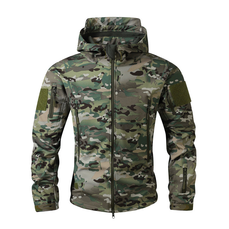 Camouflage-Kapuzenjacke für Herren – weitere Ansicht