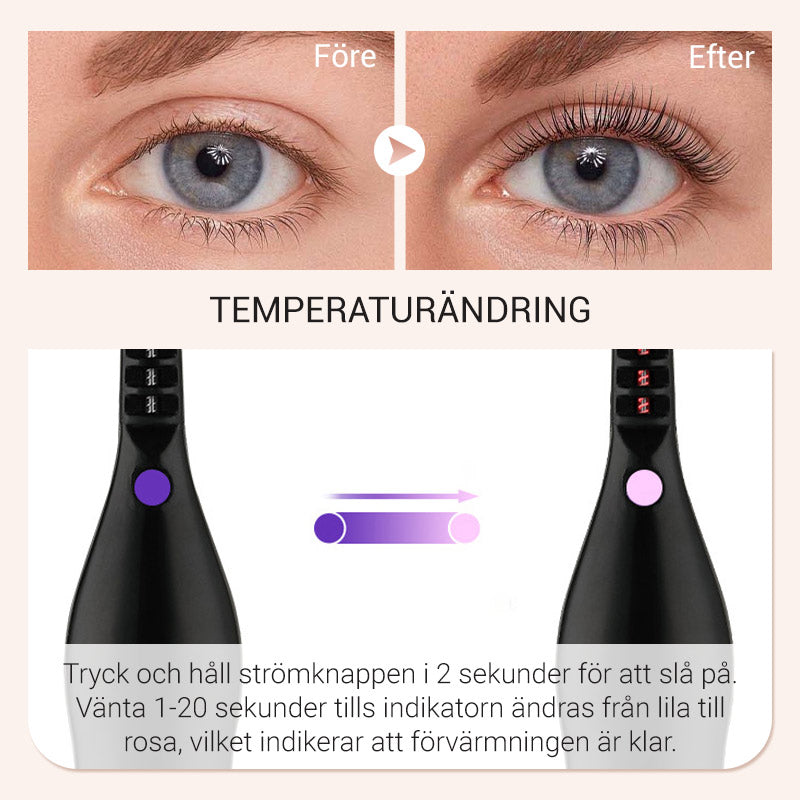 💖 50 % RABATT – Beheizte Wimpernzange | Gleichmäßige Wärme & USB-Aufladung
