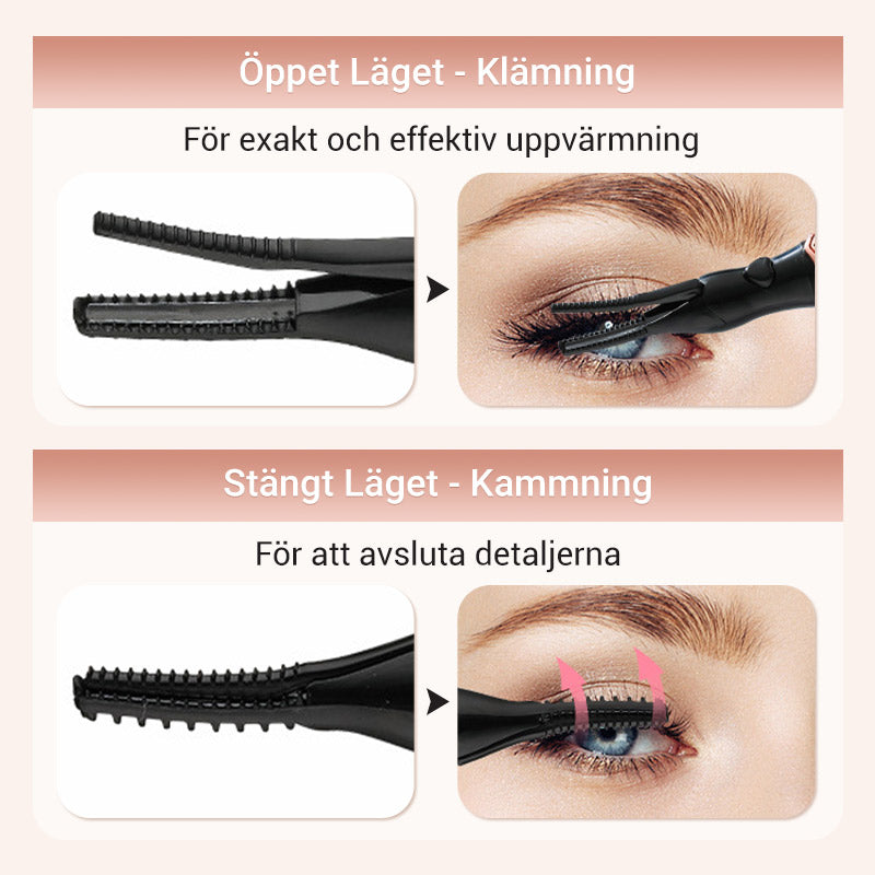 💖 50 % RABATT – Beheizte Wimpernzange | Gleichmäßige Wärme & USB-Aufladung