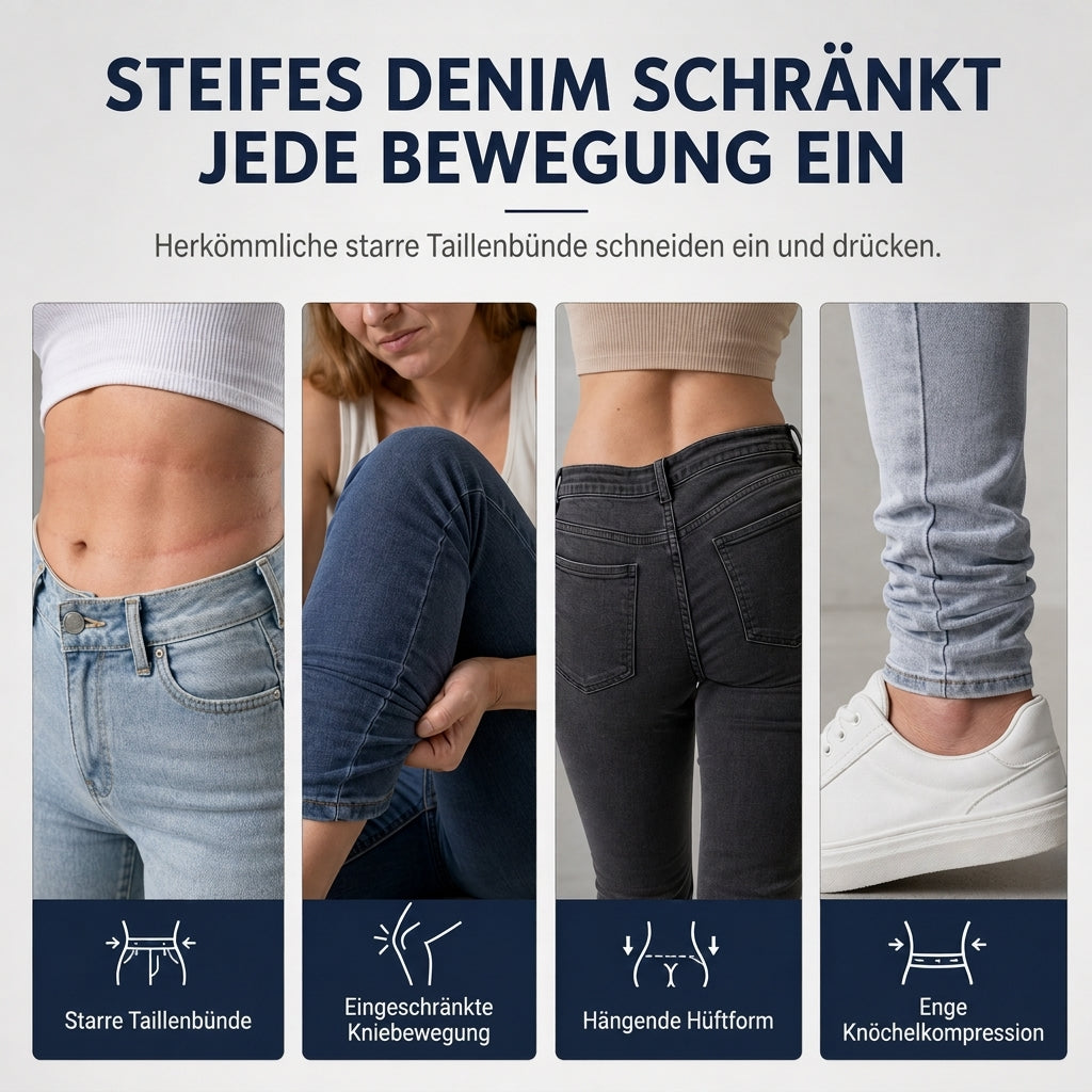 📢🎉50%Rabatt!!!🛍️✨Damen-Hochbund-Schlanke Bleistifthose