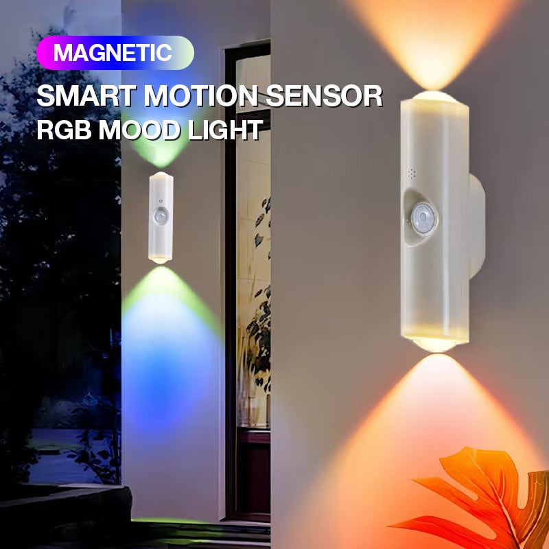 Magnetische LED-Sensorleuchte mit RGB und Bewegungssensor