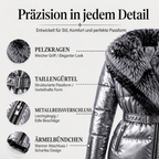 📢🎉50%Rabatt!!!🛍️✨Gesteppte Damenjacke mit Kunstfellkragen