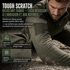 Robustes taktisches Langarmshirt – Detailansicht