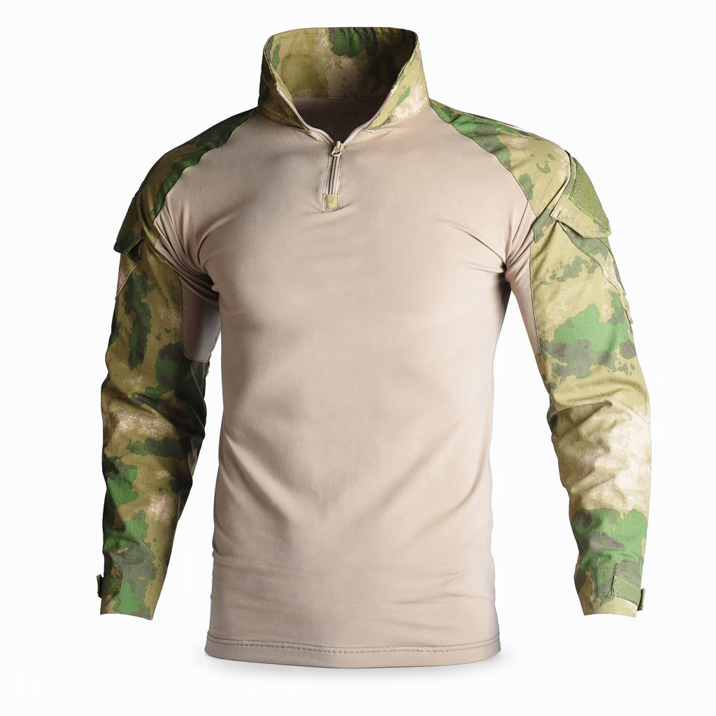 🪖 50 % RABATT – Taktisches Combat-Shirt für Herren | Ripstop-Ärmel & atmungsaktiver Rumpf