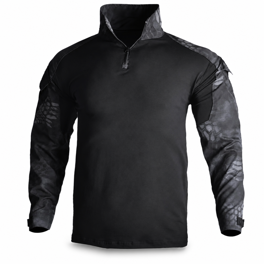🪖 50 % RABATT – Taktisches Combat-Shirt für Herren | Ripstop-Ärmel & atmungsaktiver Rumpf