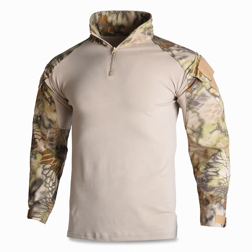 🪖 50 % RABATT – Taktisches Combat-Shirt für Herren | Ripstop-Ärmel & atmungsaktiver Rumpf