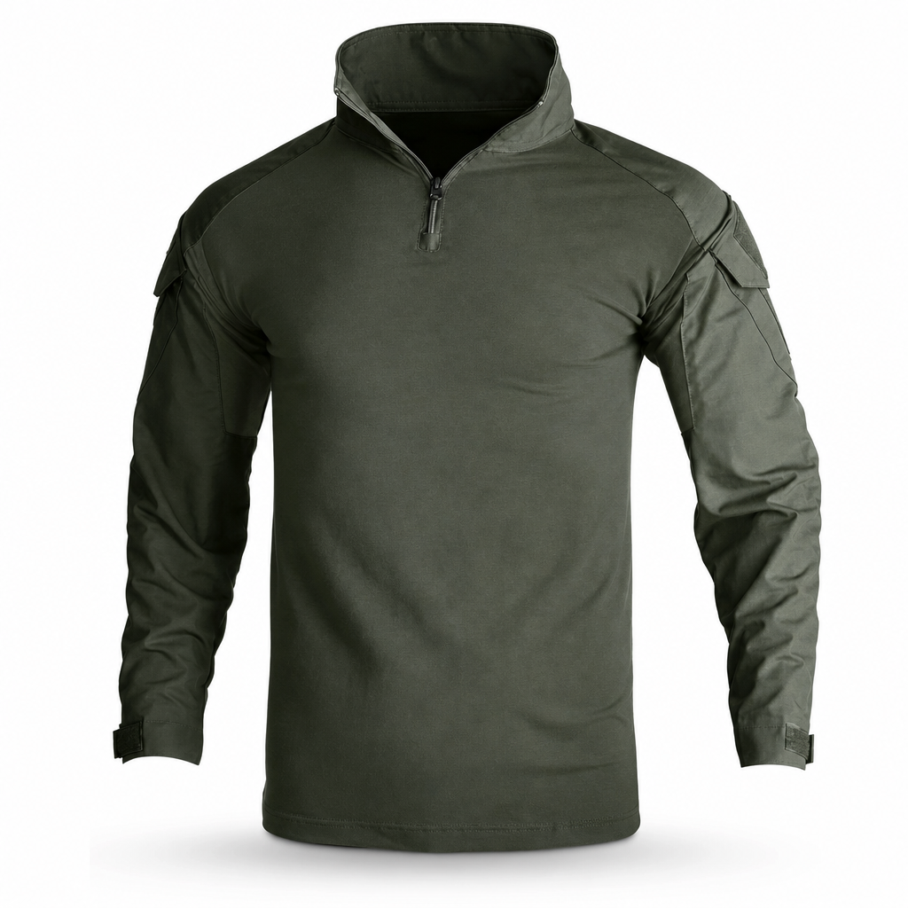 🪖 50 % RABATT – Taktisches Combat-Shirt für Herren | Ripstop-Ärmel & atmungsaktiver Rumpf