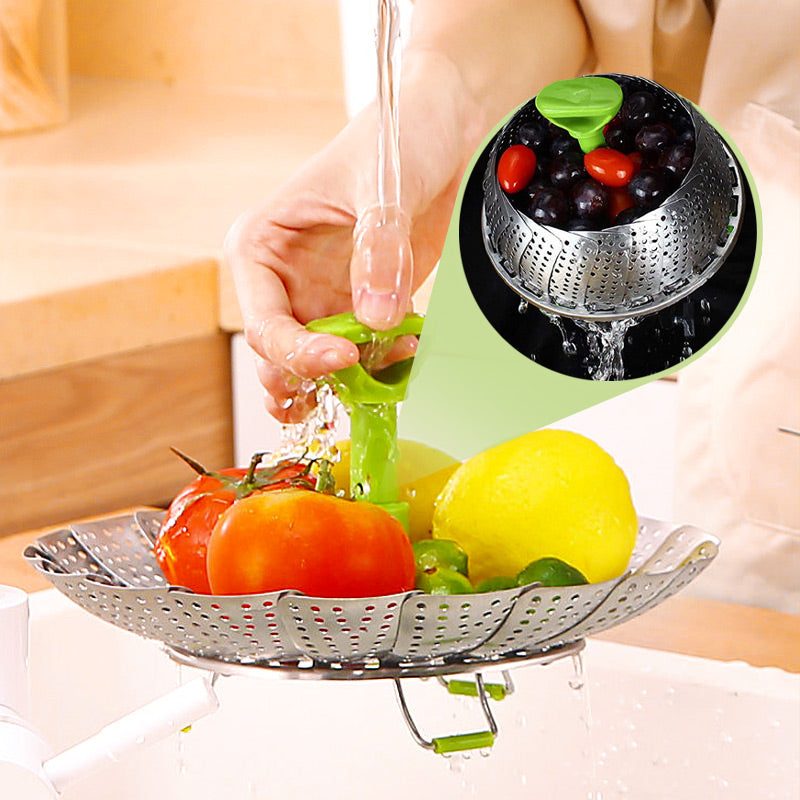 Dämpfeinsatz mit ausziehbaren Edelstahlsegmenten