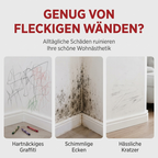 🧱✨ Wasserdichte Wandreparaturspachtelmasse mit integriertem Roller – 300 g DIY-Reparaturcreme für Risse, Flecken und abgeplatzte Stellen 🖌️🏠