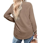 Damen-Langarmshirt mit klassischem Rundhalsausschnitt