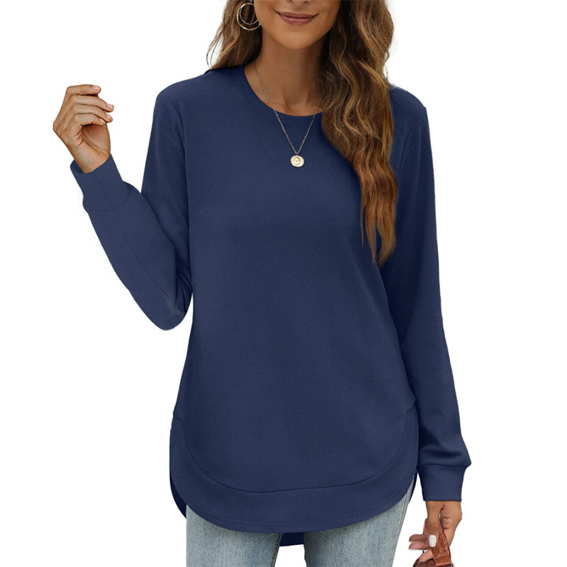 Damen-Langarmshirt mit lockerem Schnitt – weitere Produktansicht