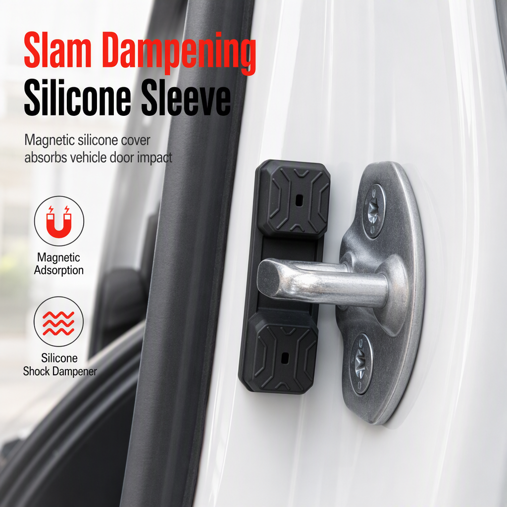 Magnetische Silikon-Türdämpfer fürs Auto im 4er-Set