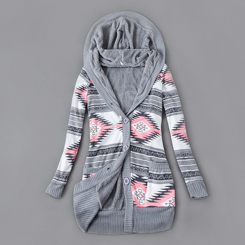 🔥 50 % RABATT – Damen-Strickjacke mit Kapuze & Plüschfutter | S–3XL