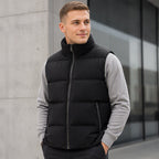 🔥 50 % RABATT – Klassische Herren-Steppweste mit Stehkragen | M–4XL