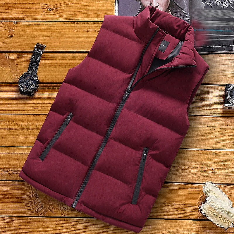 🔥 50 % RABATT – Klassische Herren-Steppweste mit Stehkragen | M–4XL
