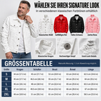 ✨ Neu eingetroffen – Nur heute 50 %! Herren stilvolle, vielseitige Distressed-Denimjacke