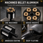 🏍️ CNC Schnellverschluss-Sitzschraube – 6 mm Aluminium, werkzeugloser Sitzbank-Bolzen