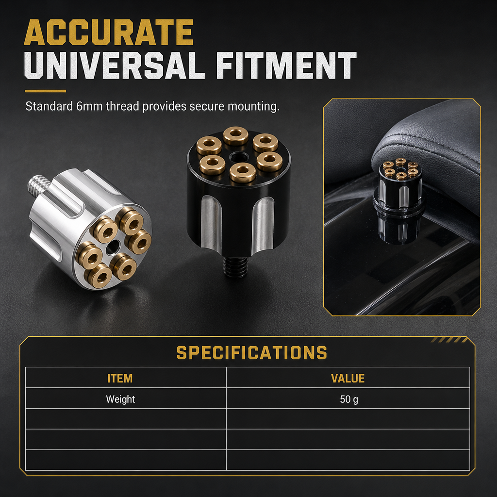 🏍️ CNC Schnellverschluss-Sitzschraube – 6 mm Aluminium, werkzeugloser Sitzbank-Bolzen