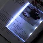 Detailansicht des flachen LED-Lesepanels