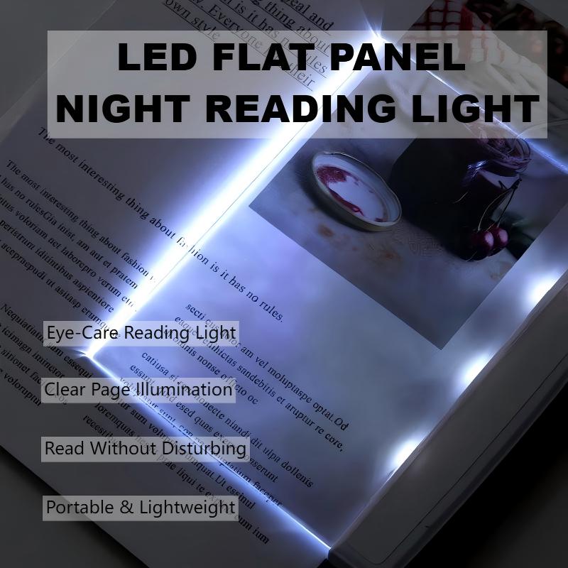 Wiederaufladbare LED-Panel-Leselampe mit gleichmäßiger Ausleuchtung