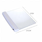 Leichtes flaches Leselicht mit transparenter Lichtleitplatte
