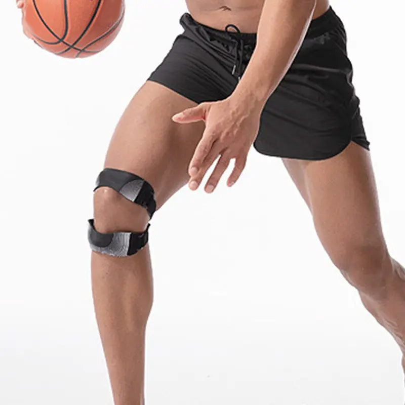 Kniebandage mit zwei verstellbaren Gurten