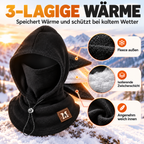 3-lagige Wärme der Winter-Fleece-Sturmhaube