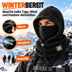 Winter-Fleece-Sturmhaube für kalte Tage, Wind und Outdoor-Aktivitäten