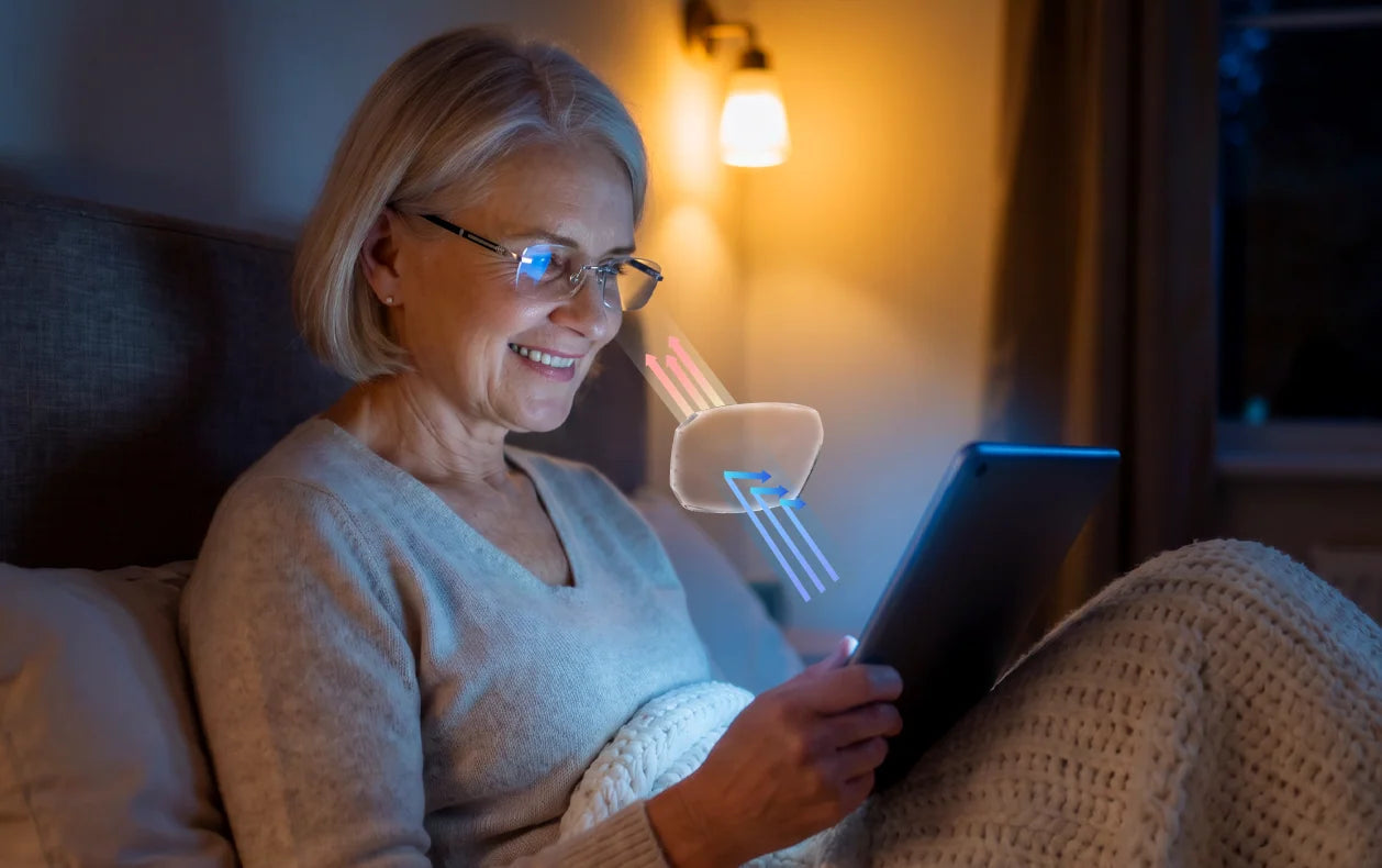 Abendliches Lesen nachher