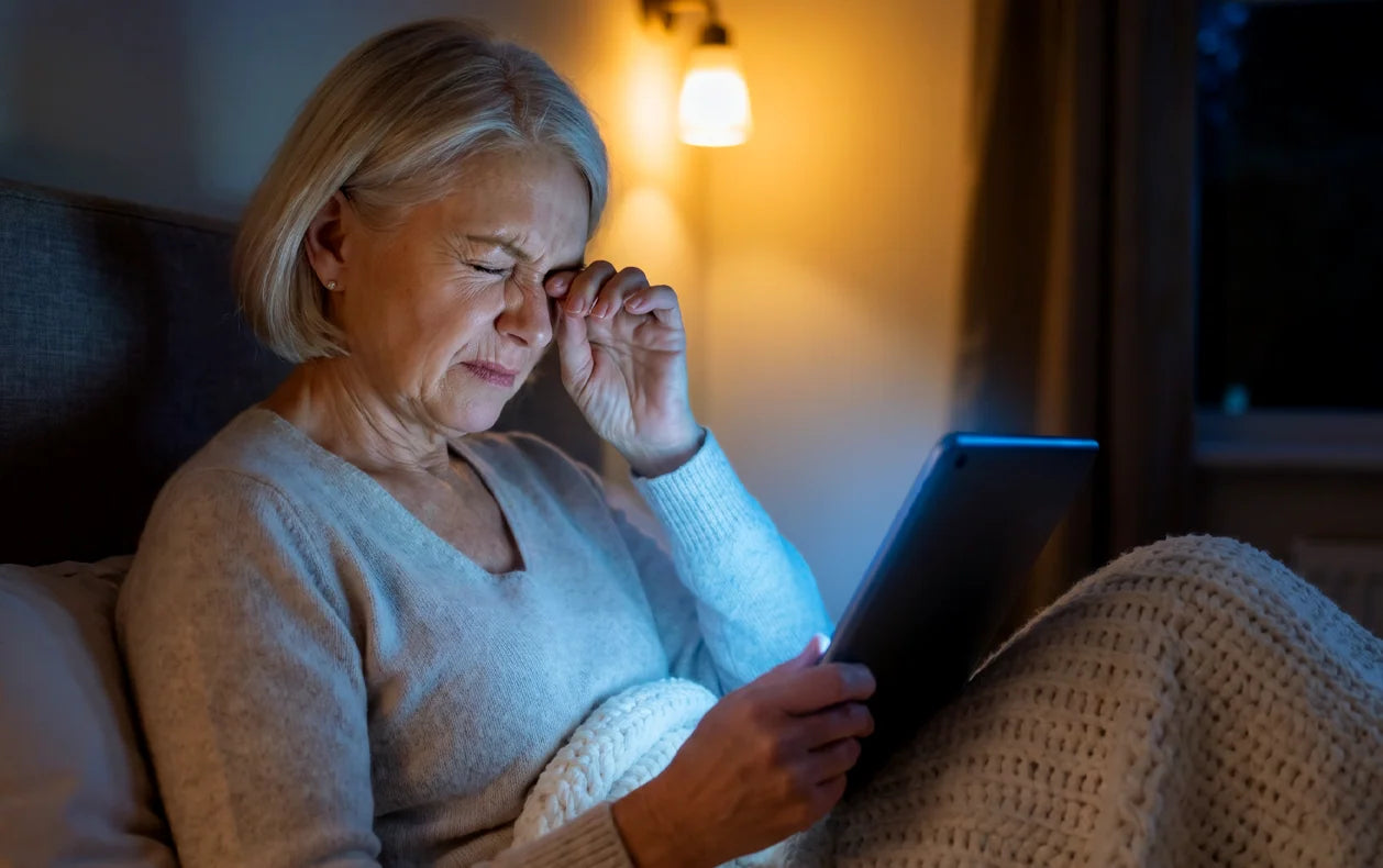 Abendliches Lesen vorher