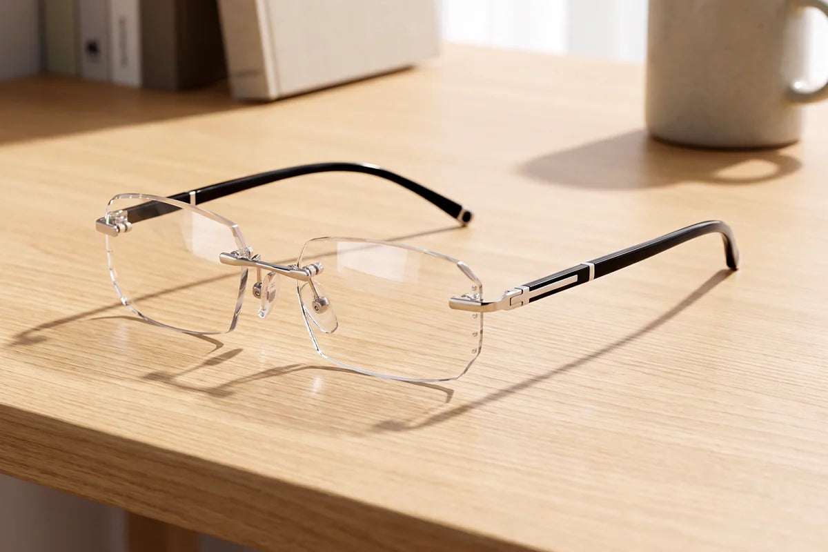 Detailansicht der Brille